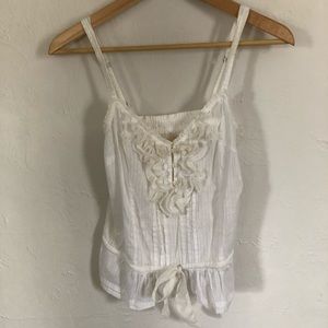 White Hollister Top